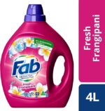 Fab Fresh Frangipani Front and Top Loader Laundry Liquid Detergent 4 Litre