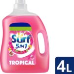 Surf Liquid Washing Detergent Tropical 80 w 4 l