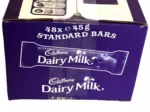 Original CADBURY Dairy Milk Chocolate Standard BAR 48 x 45g Full Box Fresh Stock - Image 2